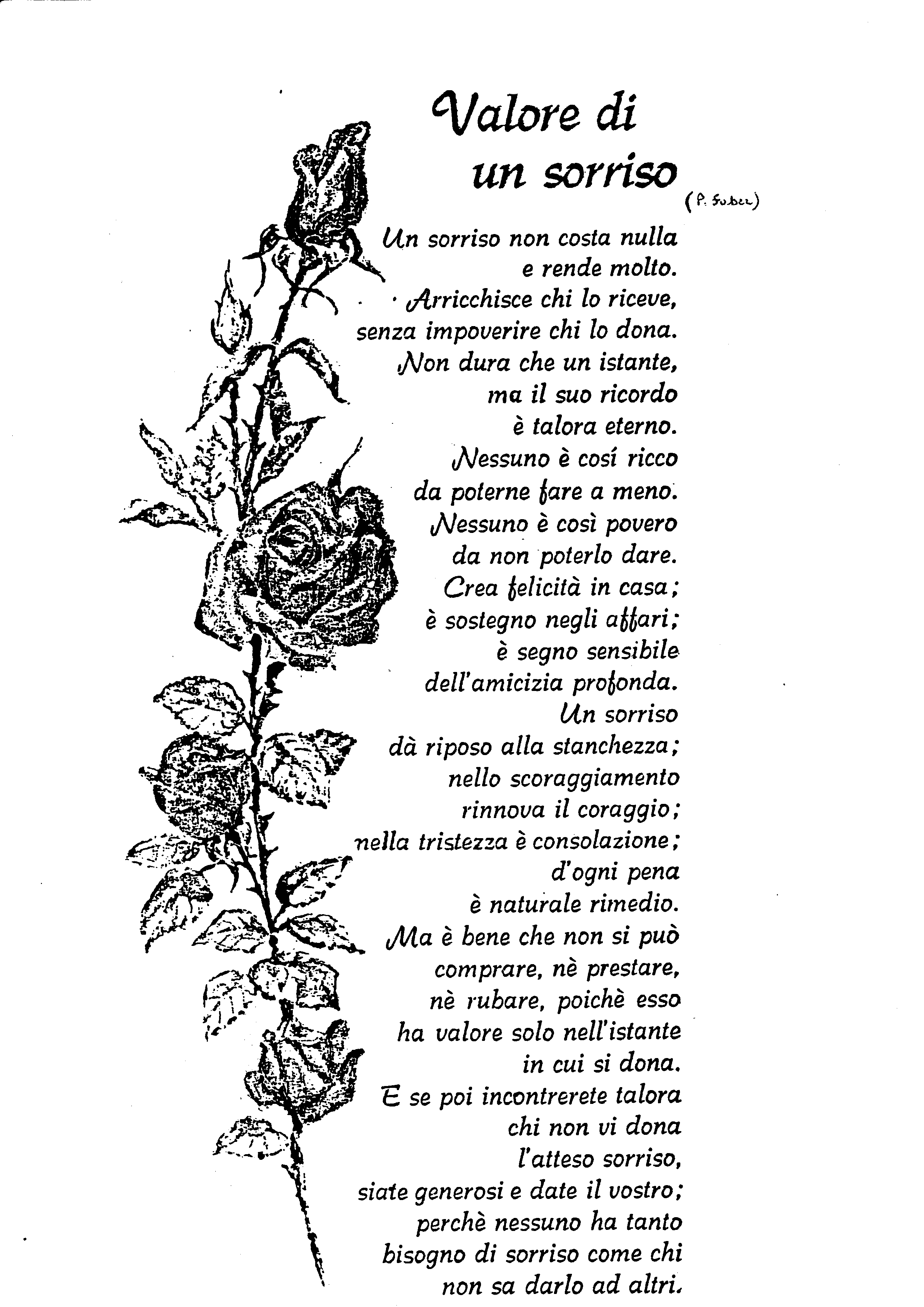 Valore Di Un Sorriso